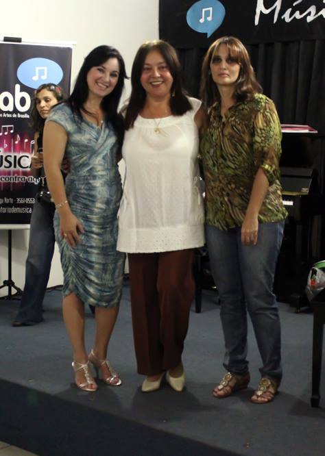 Profª Claudicéia, Wanderly Banks e Profª Wansley - 68/69